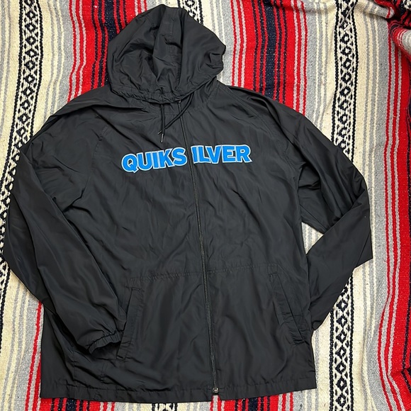 Quicksilver Light weight Zip-Up Windbreaker/Hoodie | XL - Picture 2 of 5
